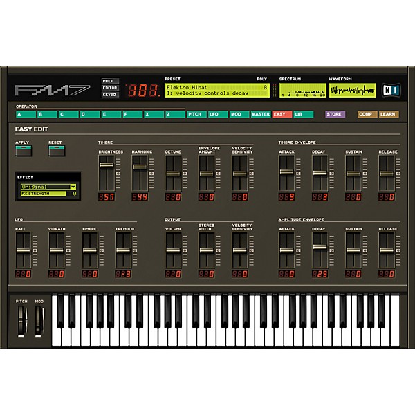 Native Instruments FM7 Soft Synth VST Native Hybrid