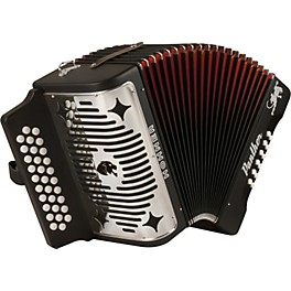 Hohner HA-3100 Panther GCF Diatonic Accordion Matte Black