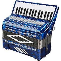 Open Box SofiaMari SM-3232 32 Piano 32 Bass Accordion Level 2 Dark Blue Pearl 190839030146