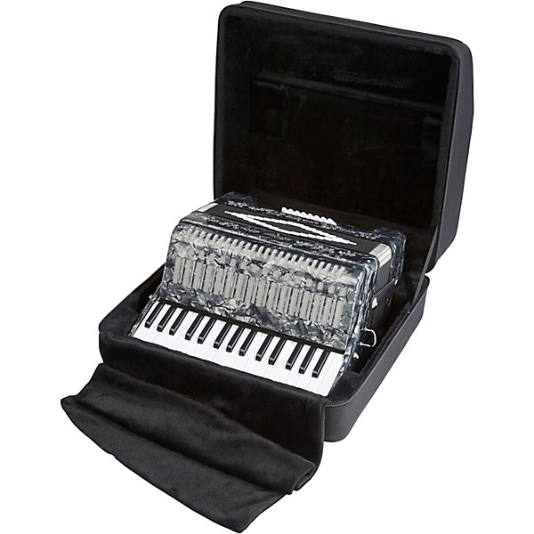 Open Box SofiaMari SM-3232 32 Piano 32 Bass Accordion Level 2 Gray Pearl 194744863646