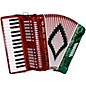 SofiaMari SM-3232 32 Piano 32 Bass Accordion Red and Green Pearl thumbnail