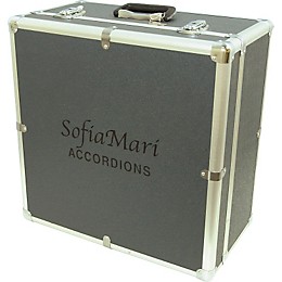 Open Box SofiaMari SM-3448 34 Piano 48-Bass Accordion Level 1 Red and Green Pearl