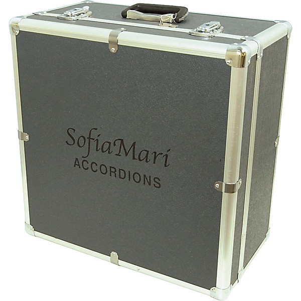 SofiaMari SM-3448 34 Piano 48-Bass Accordion Gray Pearl