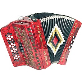 SofiaMari NSM-3412 34-Button 12-Bass Accordion GCF Red Pearl SofiaMari NSM-3412 34-Button 12-Bass Accordion GCF Red Pearl