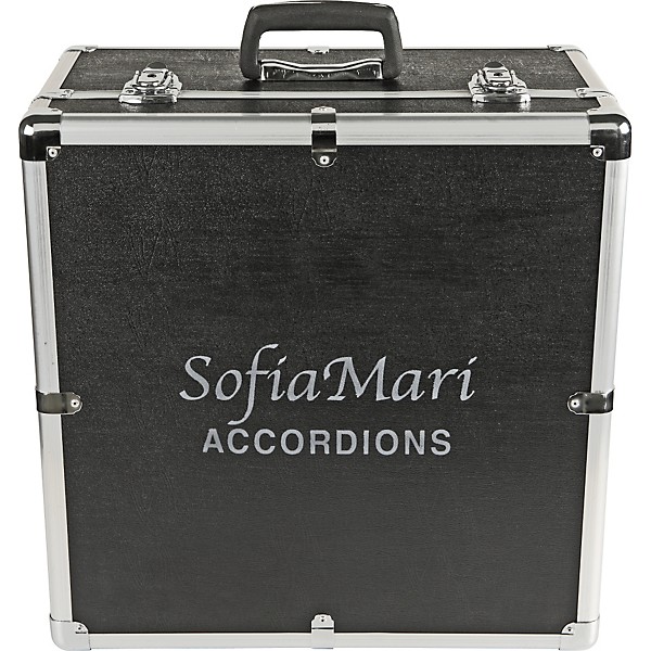 SofiaMari NSM-3412 34-Button 12-Bass Accordion GCF Red Pearl