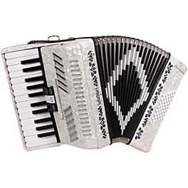 SofiaMari SM-2648, 26 Piano 48 Bass Accordion White Pearl SofiaMari SM-2648, 26 Piano 48 Bass Accordion White Pearl