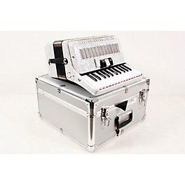 null SofiaMari SM-2648, 26 Piano 48 Bass Accordion Level 3 White Pearl 888365515304