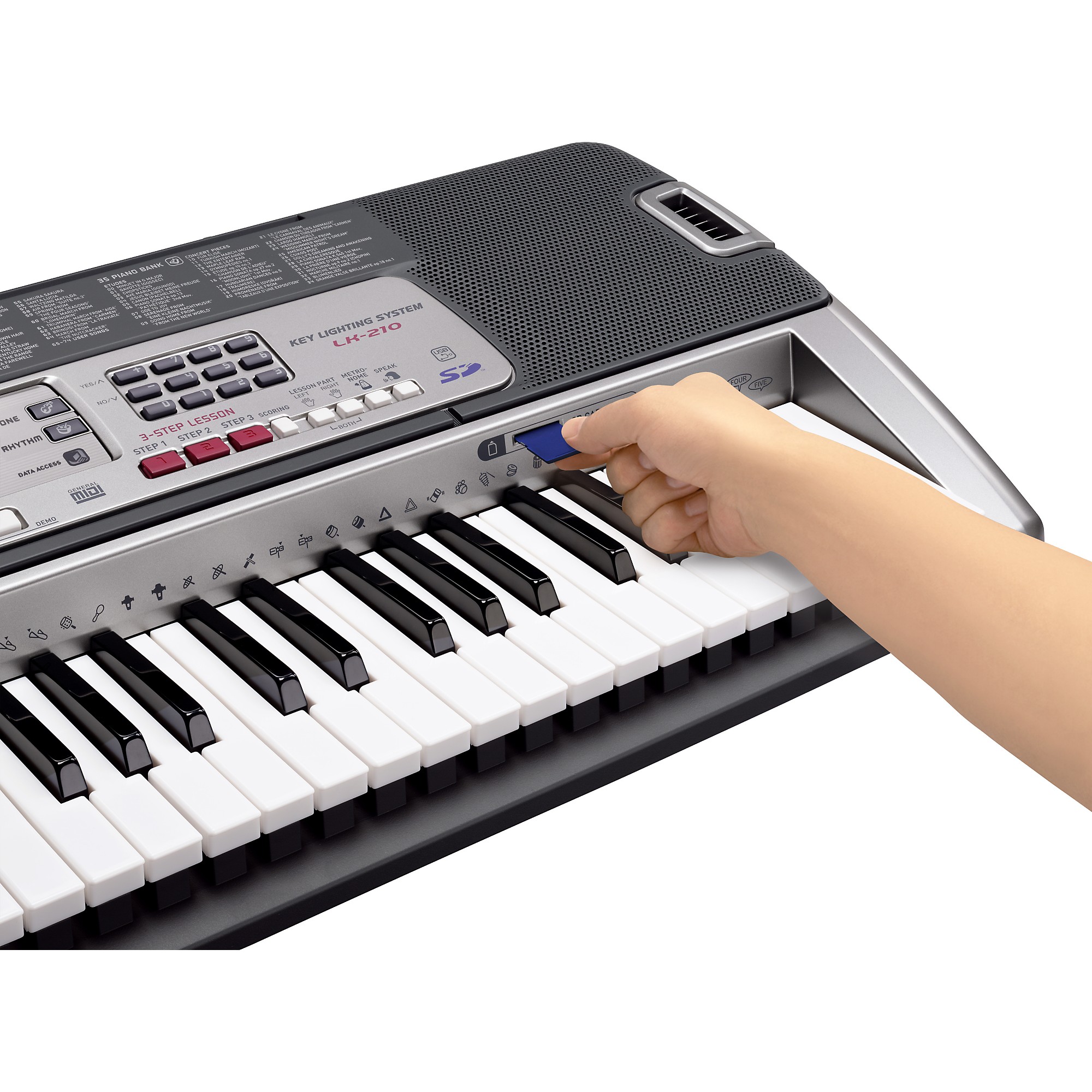 楽器 CASIO GENERAL MIDI LK-57 Casio LK-57 Keyboard Piano Organ 61 Keys Touch Response - ₱5500