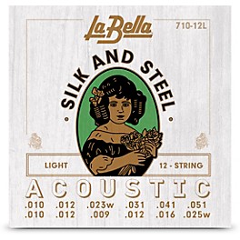 La Bella 710-12 12-String Silk & Steel Acoustic Guitar Strings