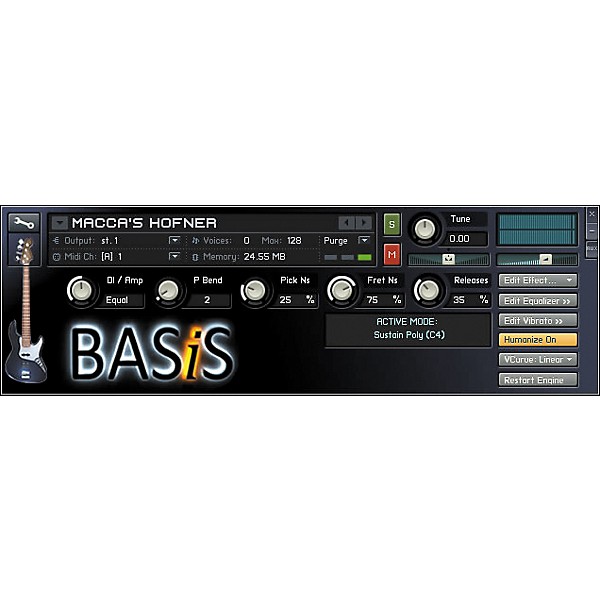 Big Fish BASiS Bass Virtual Instrument Software