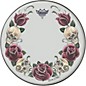 Remo Powerstroke Tattoo Skyn Bass Drumhead, White 22 in. Rock & Roses Graphic thumbnail