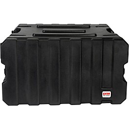 Gator G-Pro Roto Mold Rolling Rack Case Black 8 Space Gator G-Pro Roto Mold Rolling Rack Case Black 6 Space