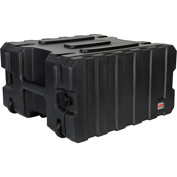 Open Box Gator G-Pro Roto Mold Rolling Rack Case Level 1 Black 6 Space
