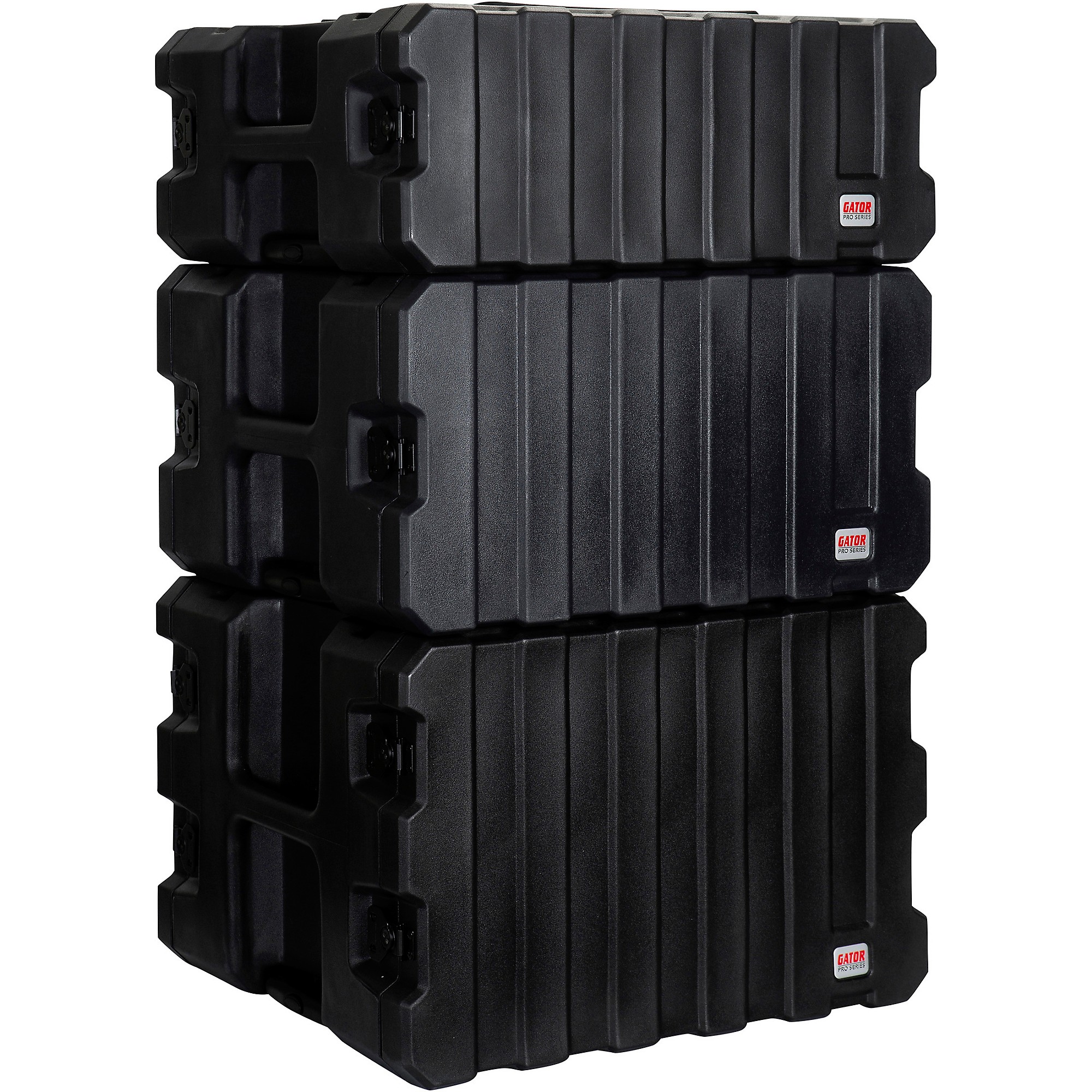 g−rap 3 Gator G-Pro Roto Mold Rolling Rack Case Black 8 Space