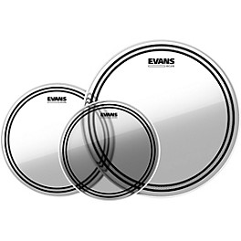 Evans EC2 SST Clear Drum Head Pack Fusion - 10/12/14 Evans EC2 SST Clear Drum Head Pack Rock - 10/12/16