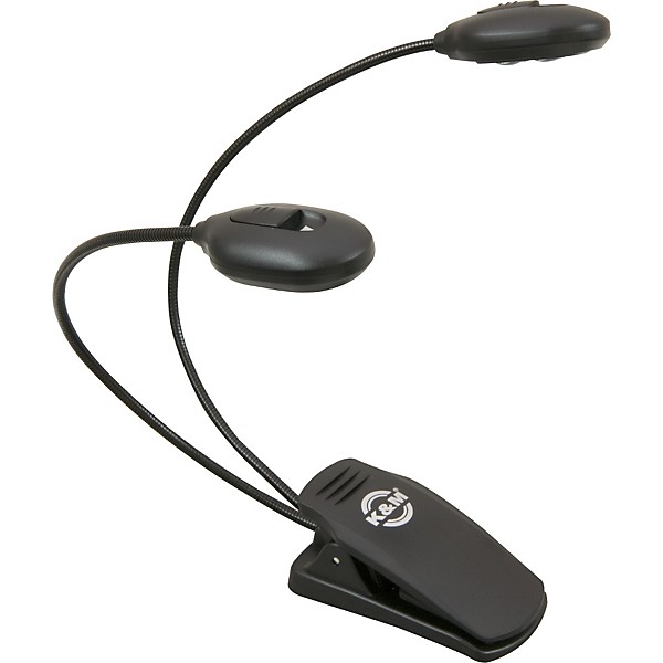 K&M Twin-Headed Music Stand Light