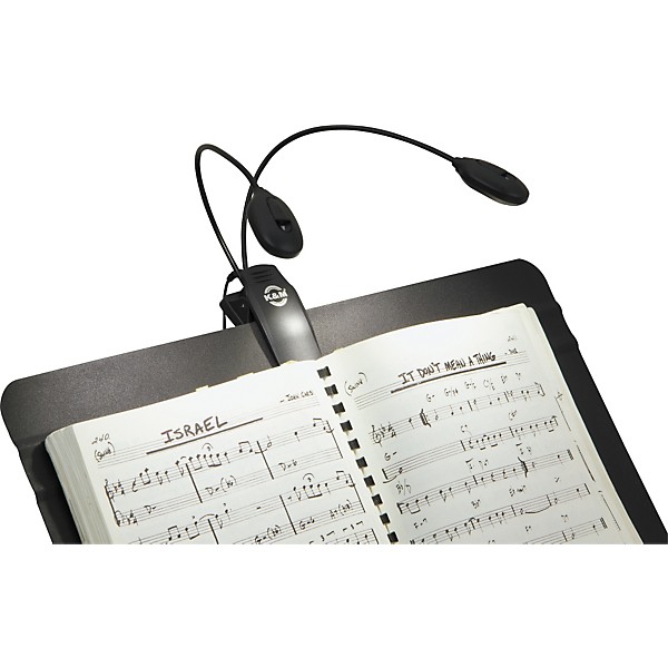K&M Twin-Headed Music Stand Light