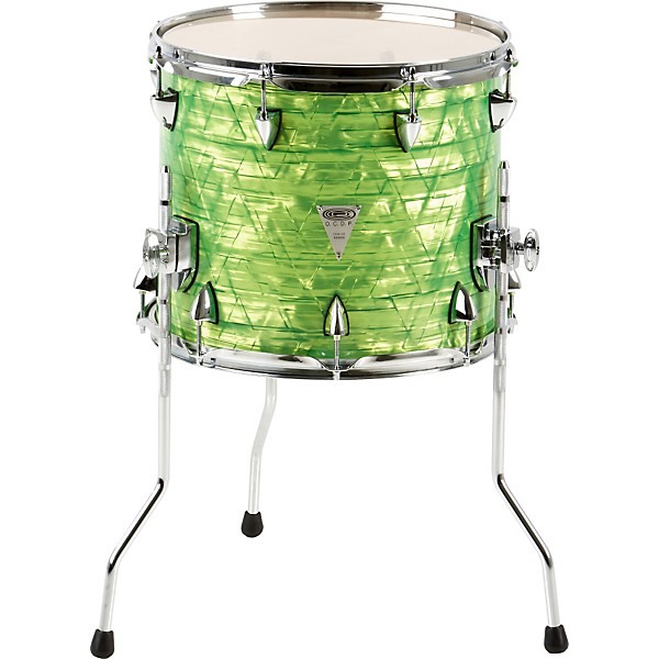 Orange County Drum & Percussion Venice Floor Tom Drum 14 x 12 in. Neon Green Onyx