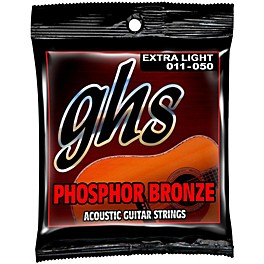 GHS Phosphor Bronze Acoustic Guitar Strings - Extra Light