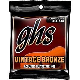 GHS Vintage Bronze 85/15 Acoustic Strings Ultra Light