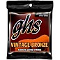 GHS Vintage Bronze 85/15 Acoustic Strings Ultra Light thumbnail