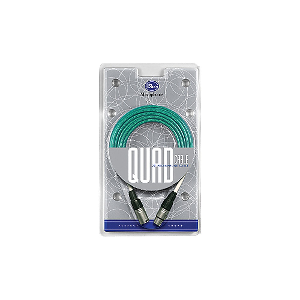 UPC 836213004166 product image for Blue Blue 20 Foot Quad Microphone Cable Blue 20 Ft. | upcitemdb.com