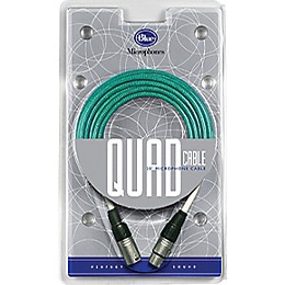 Blue Blue 20 ft. Quad XLR Microphone Cable Blue 20 ft.