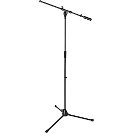 On-Stage Heavy-Duty Euro Boom Mic Stand Black