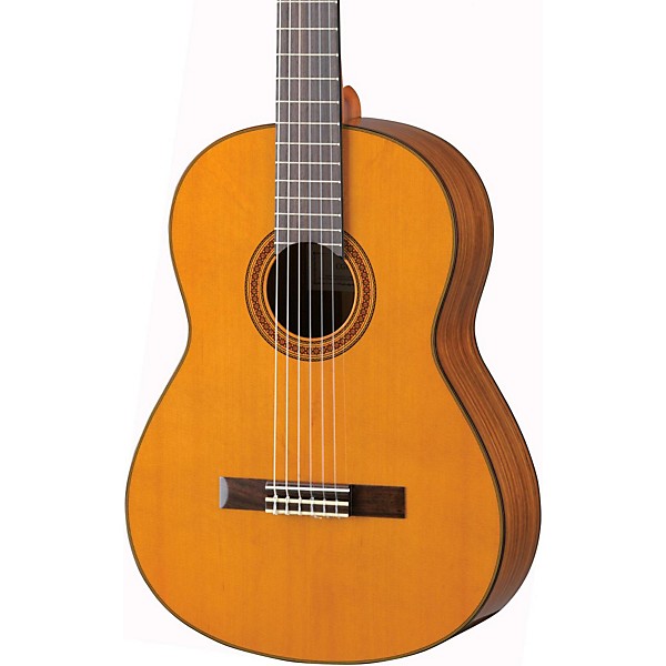 Open Box Yamaha CG162C Cedar Top Classical Guitar Level 2 Natural 190839588258