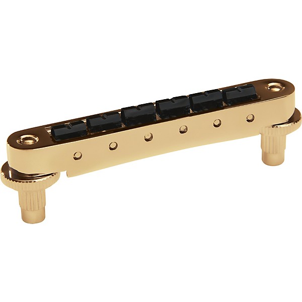 Graph Tech ResoMax NV2 Auto Lock Bridge with String Saver Saddles 4MM Posts Gold