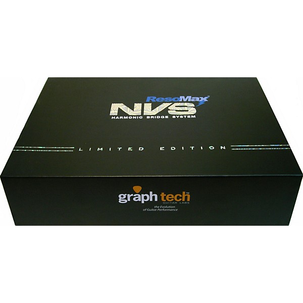 Graph Tech Resomax NVS Harmonic Bridge System LIMITED EDITION for 4mm Posts Black