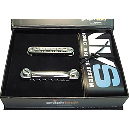 Graph Tech Resomax NVS Harmonic Bridge System LIMITED EDITION for 4mm Posts Chrome