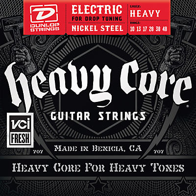 Dunlop Heavy Core Electric Guitar Strings Heavy Gauge for sale