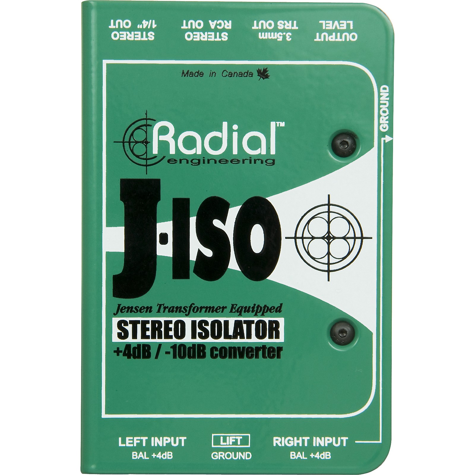 Radial Engineering J-ISO Jensen Transformer Equipped Stereo 