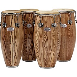 Open Box Gon Bops Alex Acuna Series Conga Drum Level 2 Ebony Lacquer 888365539683