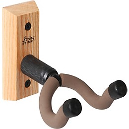 String Swing Home and Studio Guitar Keeper (Wall Hanger) Oak Hardwood