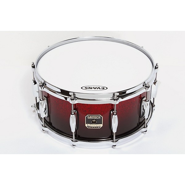 Gretsch Drums Renown Snare Drum 14 x 6.5 in. Red Sparkle Fade
