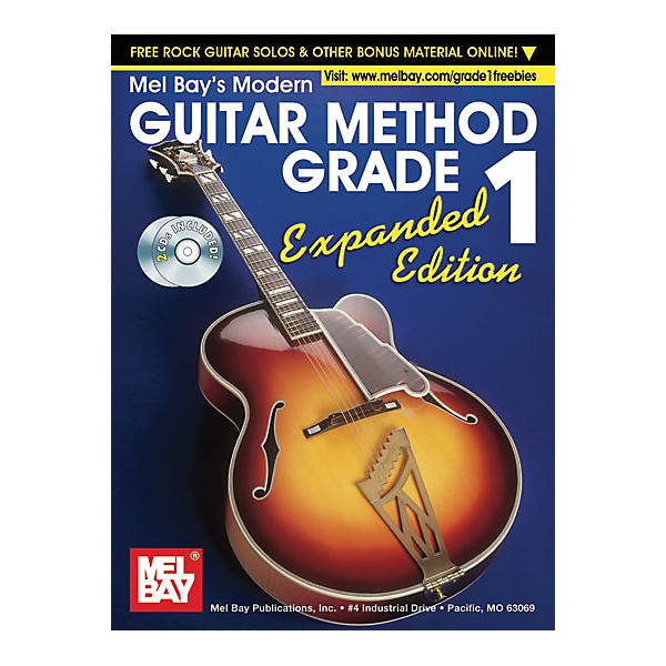 Mel Bay Modern Guitar Method Expanded Edition Vol. 1 Book/2 CD Set