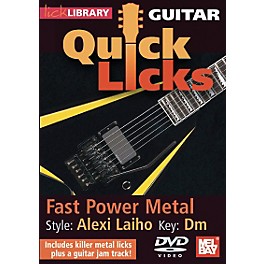 Mel Bay Lick Library Guitar Quick Licks - Alexi Laiho Style: Fast Power Metal DVD Week 2