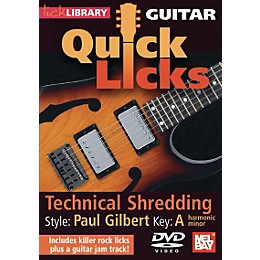Mel Bay Lick Library Guitar Quick Licks - Paul Gilbert Style: Technical Shredding DVD Week 5