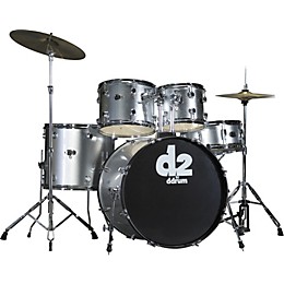 ddrum D2 5-piece Drum Set Silver