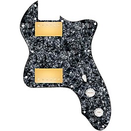 920d Custom 72 Thinline Tele Loaded Pickguard With Gold Cool Kids Humbuckers & White Knobs