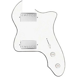 920D Custom '72 Thinline Tele Loaded Pickguard With Nickel Smoothie Humbuckers & White Knobs