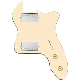 920d Custom 72 Thinline Tele Loaded Pickguard With Nickel Smoothie Humbuckers with Aged White Knobs