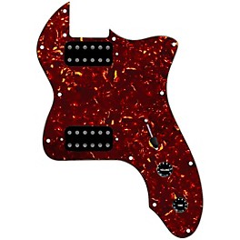 920d Custom 72 Thinline Tele Loaded Pickguard With Uncovered Smoothie Humbuckers with Black Knobs