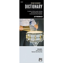 Alfred Drum Rudiment Dictionary (Book)