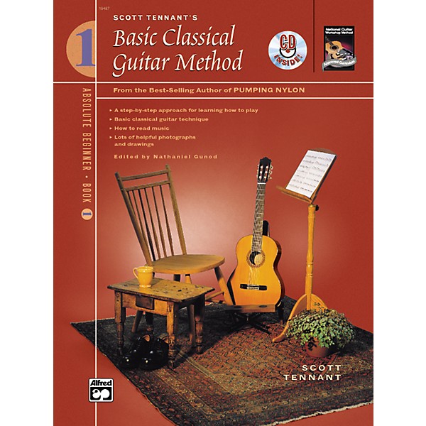 Alfred Basic Classical Guitar Method Book 1 with DVD