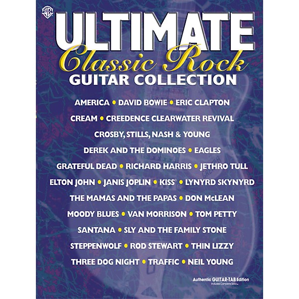 Alfred The Ultimate Classic Rock Guitar Tab Songbook Collection
