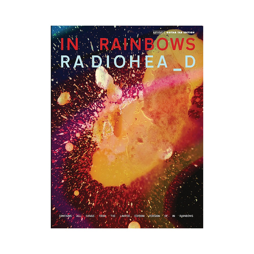 Alfred Radiohead In Rainbows Guitar Tab Songbook