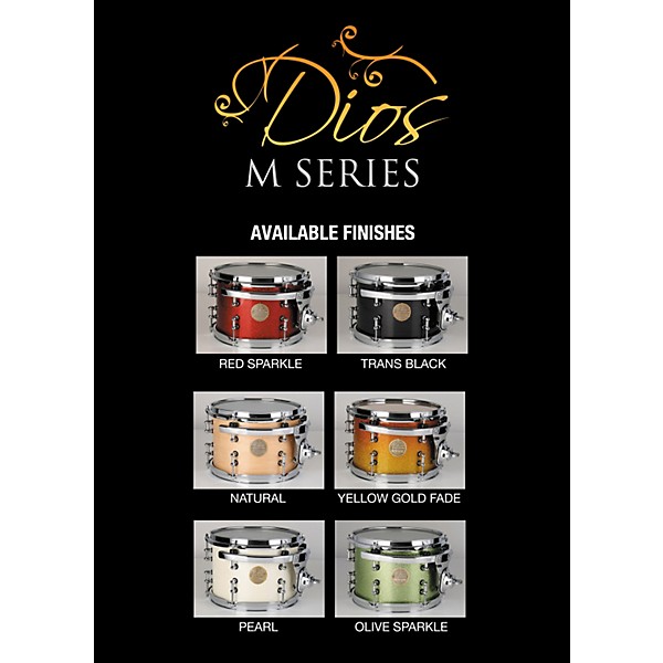 ddrum Dios Maple 5-Piece Shell Pack Pearl White